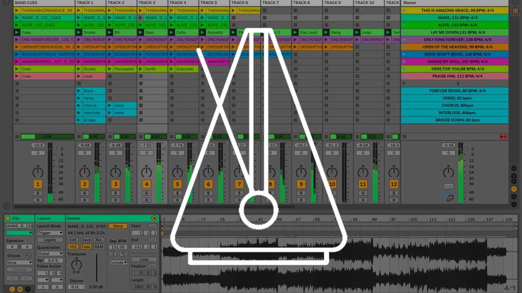 Static Click Tracker Como Utilizar uma Click Track para Gravar e Reproduzir ao vivo?