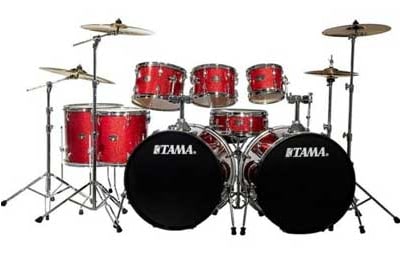 TAMA Imperialstar 8 Piece Double Bass Drum Set