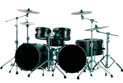 DDrum Hybrid Acoustic-Electric Double Bass Drum Set 7 Peças