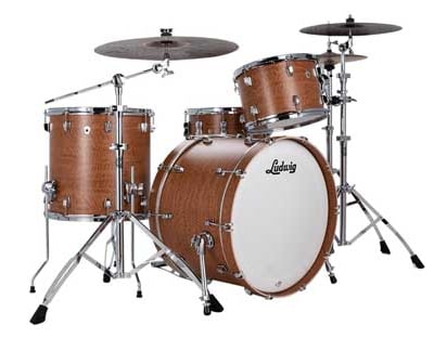 Ludwig NeuSonic Conjunto de 3 peças de bateria de jazz