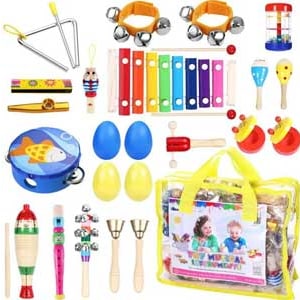 Tambores iBaseToyToddler para crianças