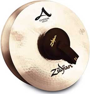 Zildjian marchando címbalos com tiras A0497 20