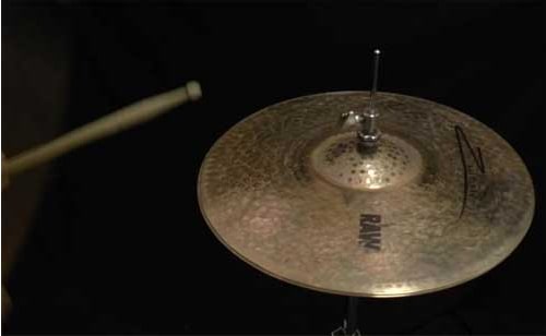Pontas metálicas para o hi-hat