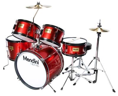 O conjunto de bateria infantil Mendini de 5 peças