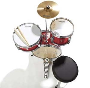 RockJam Junior 3 peças de bateria infantil