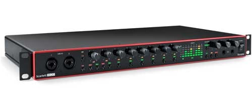 Focusrite Scarlett 18i20 cartão de som de tambor