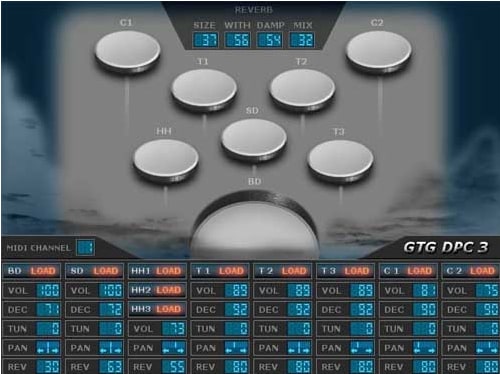 A Bateria GTG-DPC-3 VST