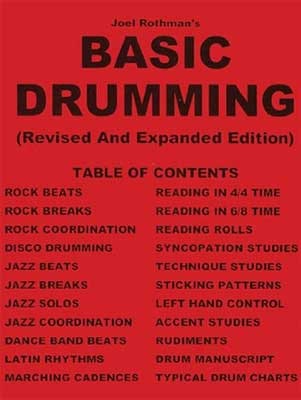 O livro Joel Rothman's Basic Drumming