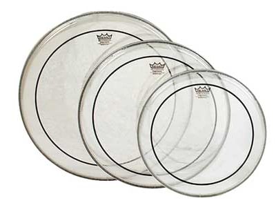 O Remo Pinstripe CLear pacote de cabeças de tambor