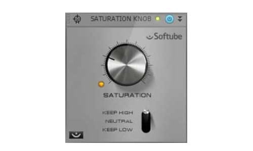O Botão de Saturação Softubo VST