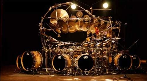 A história do kit do tambor Rock