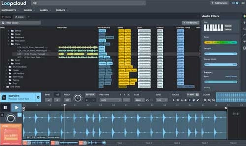 Amostras de tambor de hip-hop Loopcloud