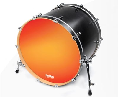 Evans cabeças de bateria de baixo personalizadas