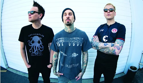 Blink-182 a banda do baterista Travis Barker