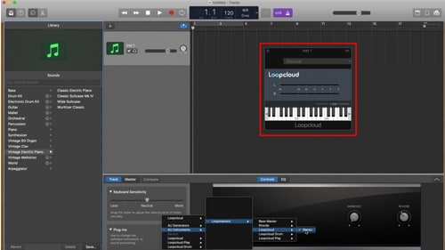 A integração de Loopcloud 5 num DAW