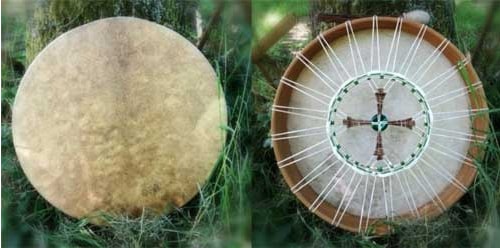 Tambores de mão nativos americanos