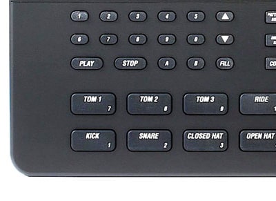 A sensibilidade da máquina de tambor Alesis SR16
