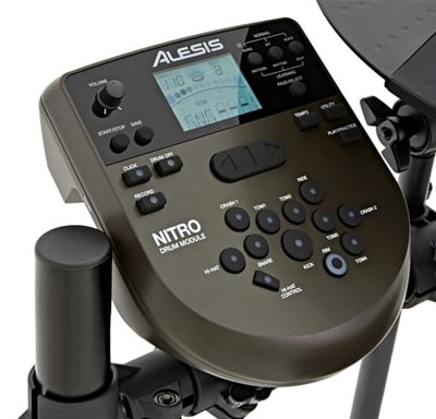 O módulo de bateria do Alesis Nitro Kit