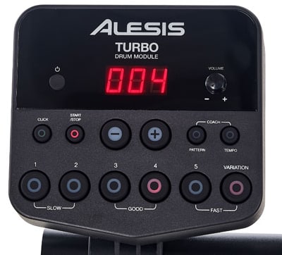 O módulo de bateria Alesis Turbo Mesh