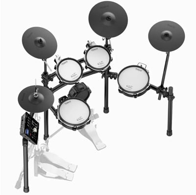 A construção do kit de tambor electrónico Roland TD-25KV