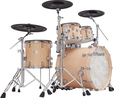 O Roland VAD706 Gloss Kit de bateria electrónica Natural