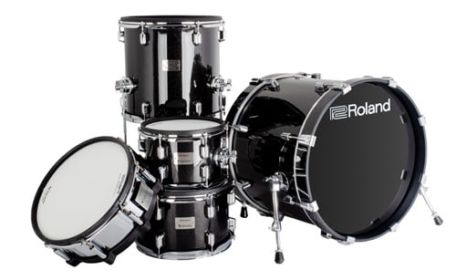 A configuração do kit de tambor electrónico Roland VAD506