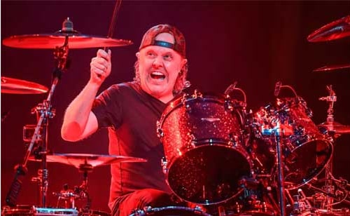 Baterista Lars Ulrich