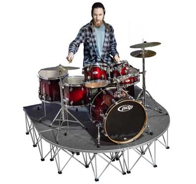 O pódio da bateria IntelliStage Lightweight de 6'x6'
