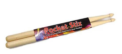 Pocket Stix varas de tambor de bolso para crianças