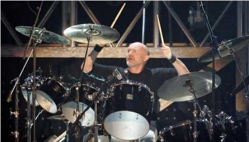 Baterista Phil Collins