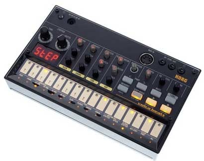 A máquina Korg Volca Beats drum