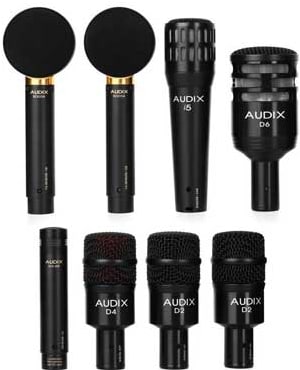 O kit de microfone de bateria Audix Studio Elite 8