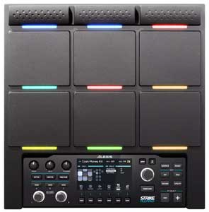 O bloco de tambor electrónico Alesis Strike Multipad