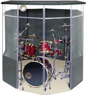 O escudo da bateria Clearsonic Isopac B