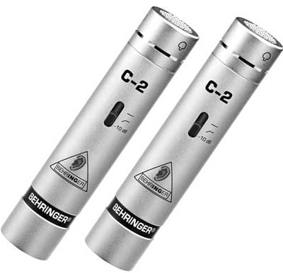 O Behringer C2 microfone suspenso de tambor