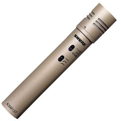 O Shure KSM137/SL Microfone de Tambor Estéreo