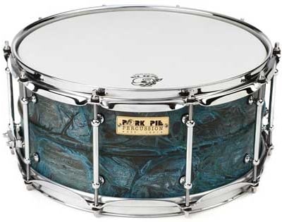 Torta de Porco Tambor Snare Latão com patina