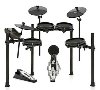 O kit de bateria electrónica Alesis Nitro Mesh Kit para crianças