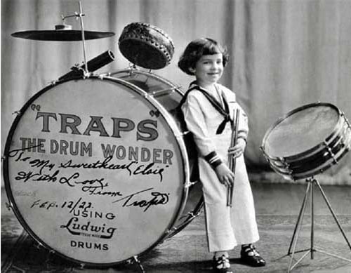 Baterista Buddy Rich em criança