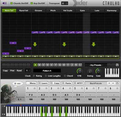 O plugin de geração de acordes de Cthulhu
