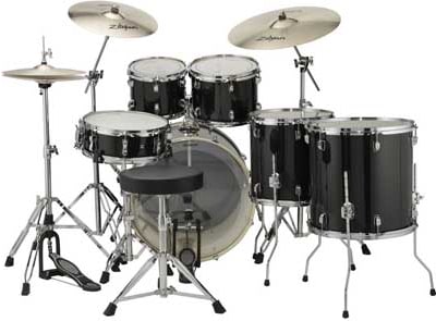 O kit de tambor metálico Ludwig Element Evolution