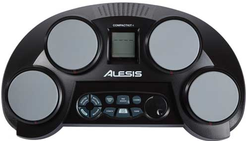 A bateria electrónica Alesis CompactKit 4 para crianças