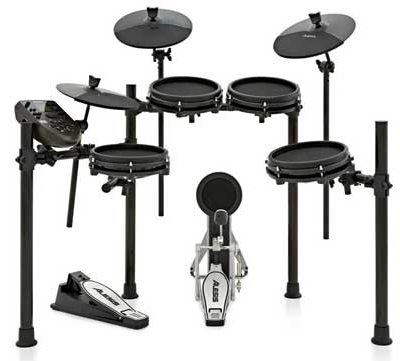 O kit de bateria electrónica Alesis Nitro Mesh Kit para crianças
