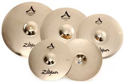 O conjunto Zildjian A Custom cymbal