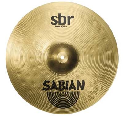 O SBR Crash Sabian 16 cymbal