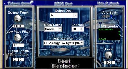 O plugin Beat Replacer por CGM Prods